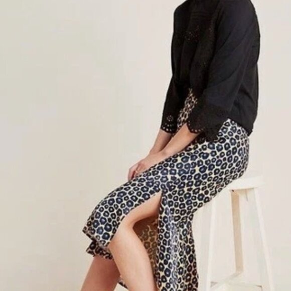 Maeve Animal Print High- Low Midi Skirt - Picture 7 of 7
